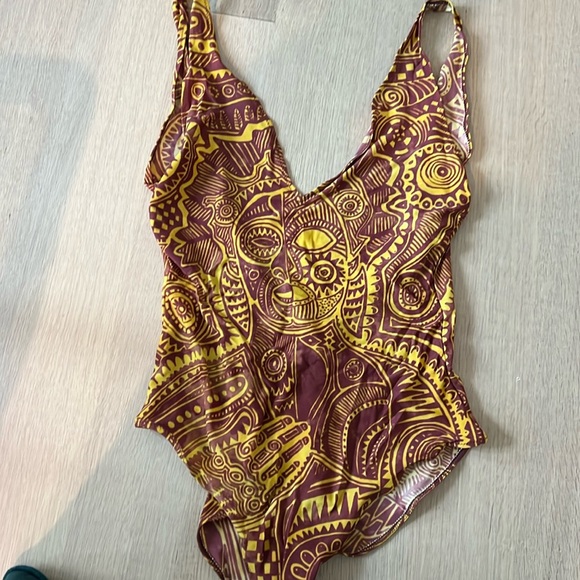 Jean Paul Gaultier printed vintage swimsuit